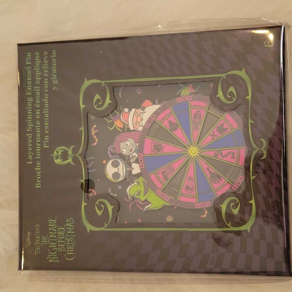 NWT Loungefly Nightmare Before Christmas Oogie Boogie Wheel Mini Backpack - Picture 9 of 11